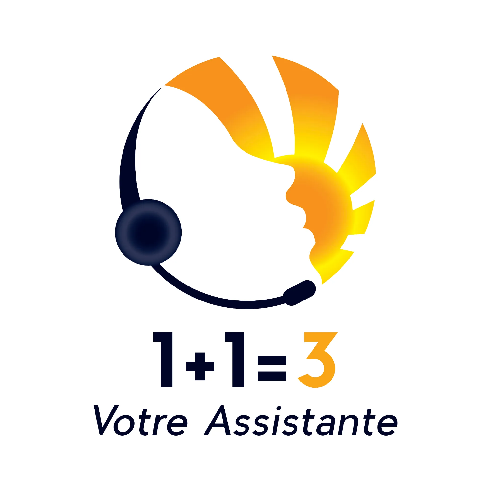 logo un plu un egal trois votre assistante