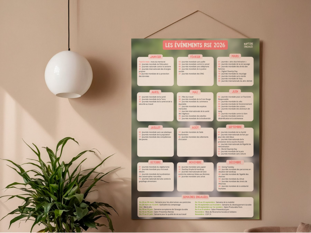 calendrier rse 2026 rupture engagée ressource rse événements rse 2026
